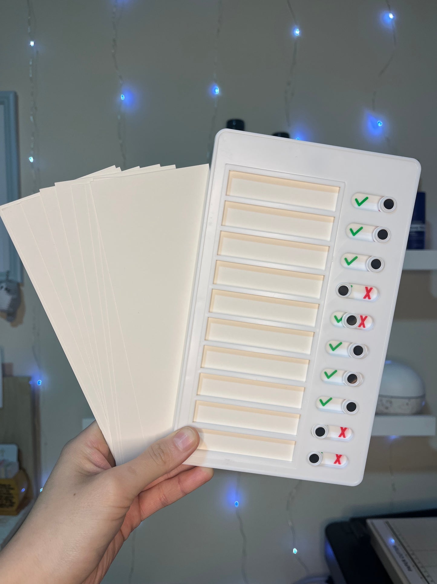 Tablero de Plástico | Apoyo Visual para Rutinas y Tareas en Niños Neurodivergentes
