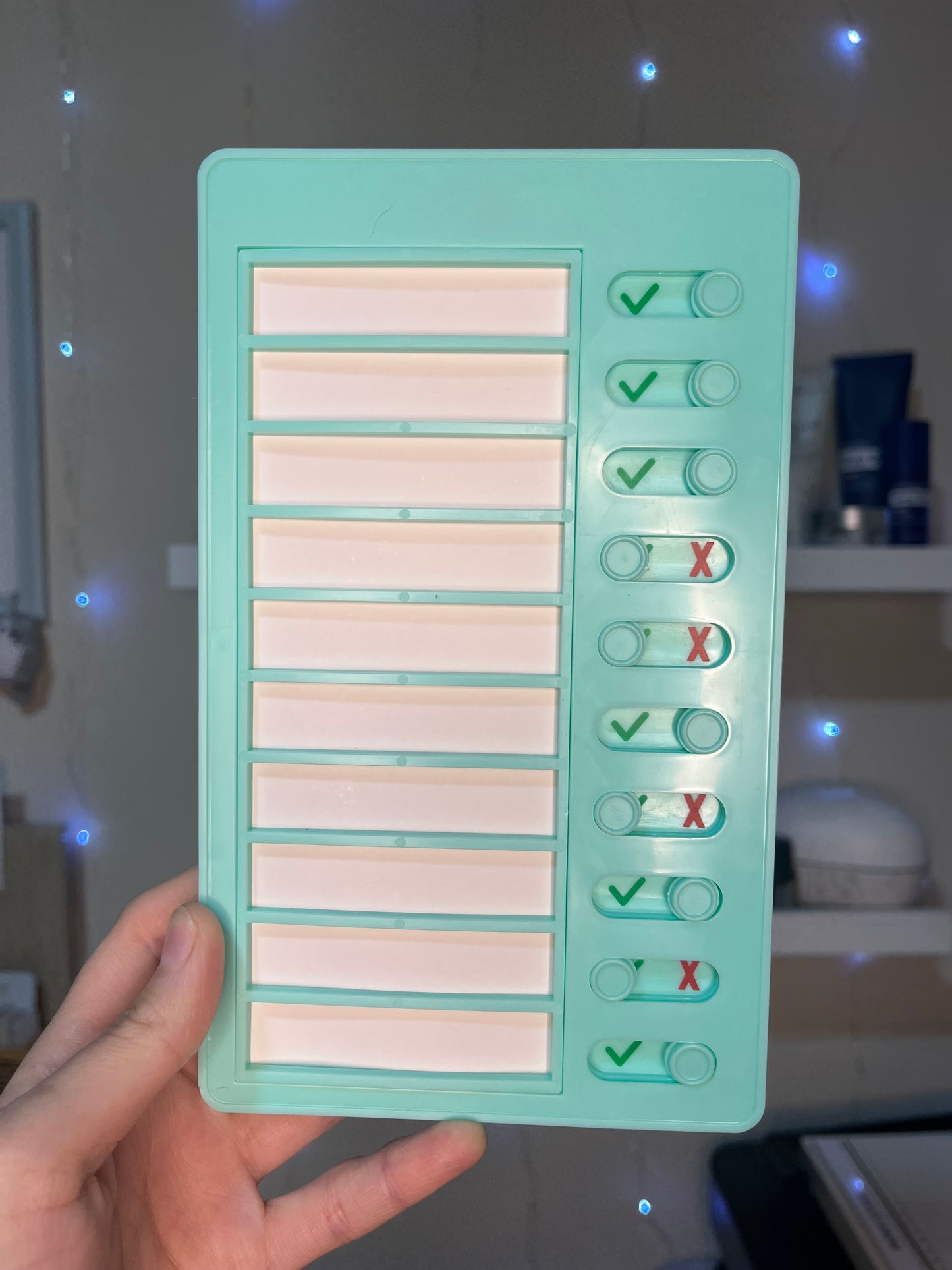 Tablero de Plástico | Apoyo Visual para Rutinas y Tareas en Niños Neurodivergentes