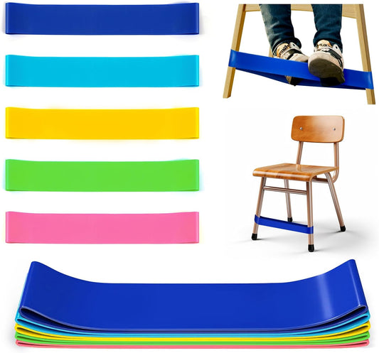 Bandas Elásticas para Silla | Apoyo en Sala de Clases para Niños con TDAH