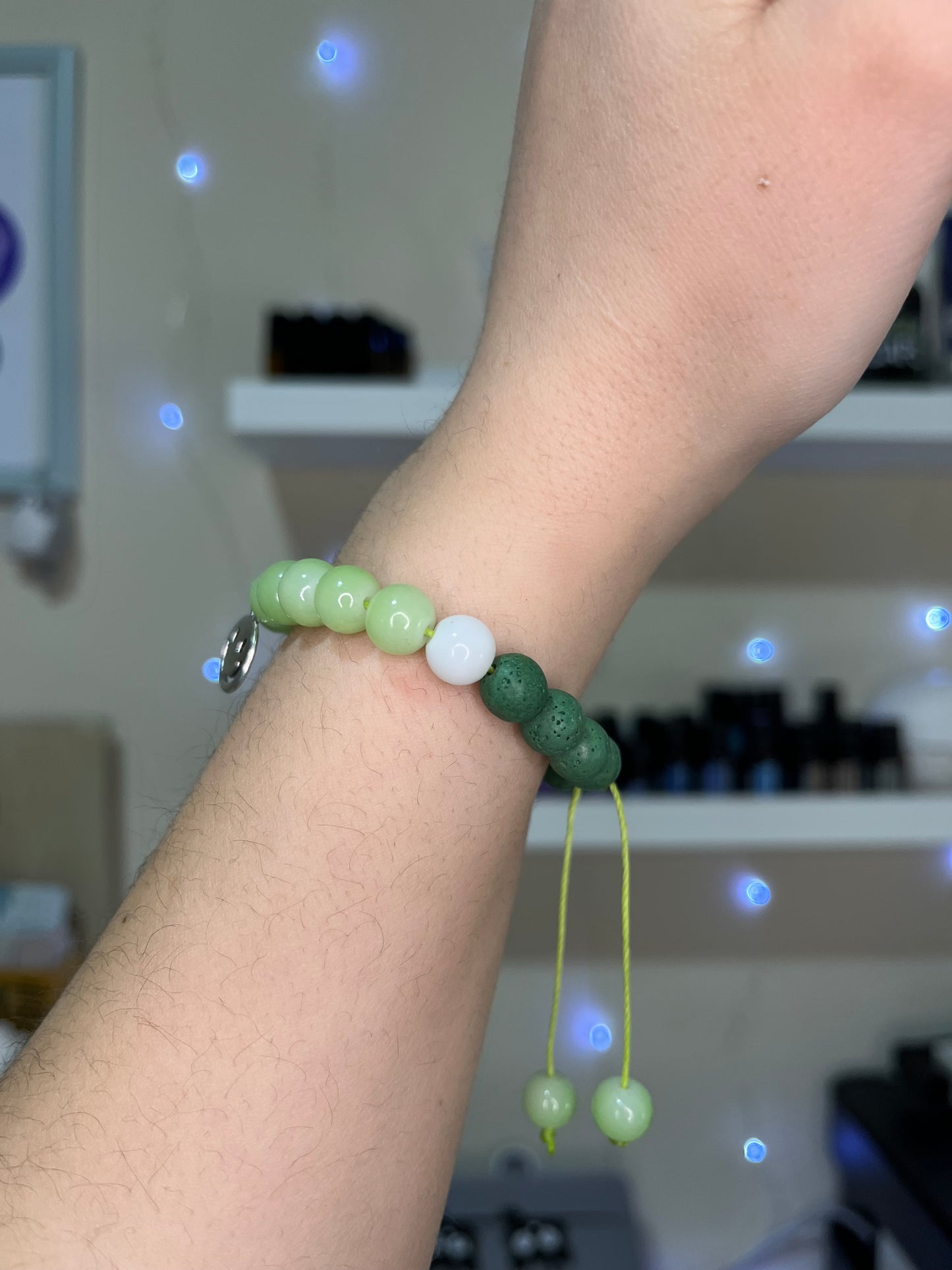 Pulsera Difusora Verde | Aromaterapia Portátil y Regulación Sensorial