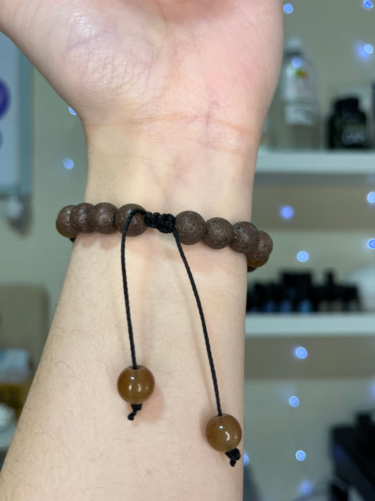 Pulsera Difusora Café | Aromaterapia Portátil y Regulación Sensorial