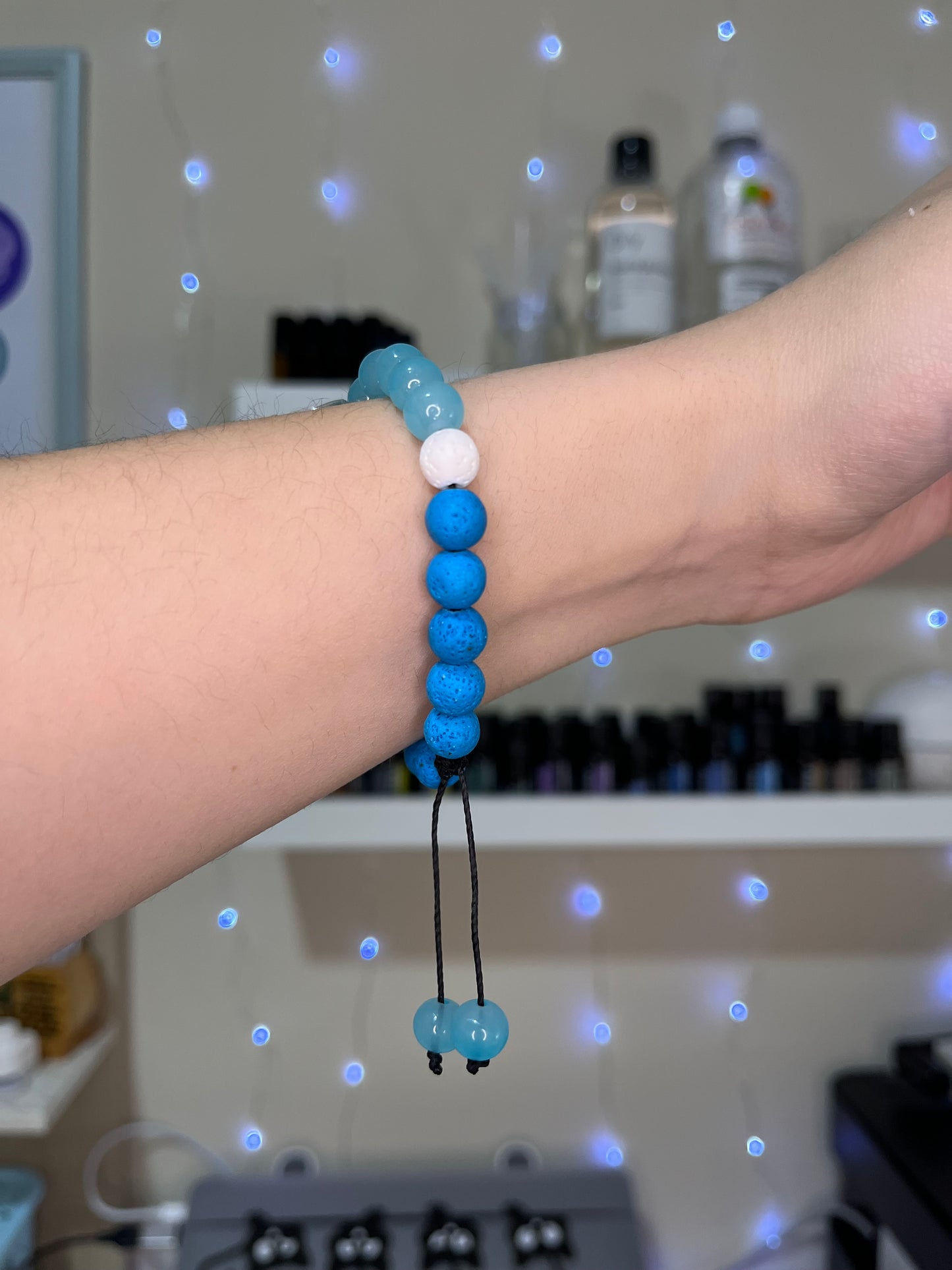Pulsera Difusora Celeste | Aromaterapia Portátil y Regulación Sensorial