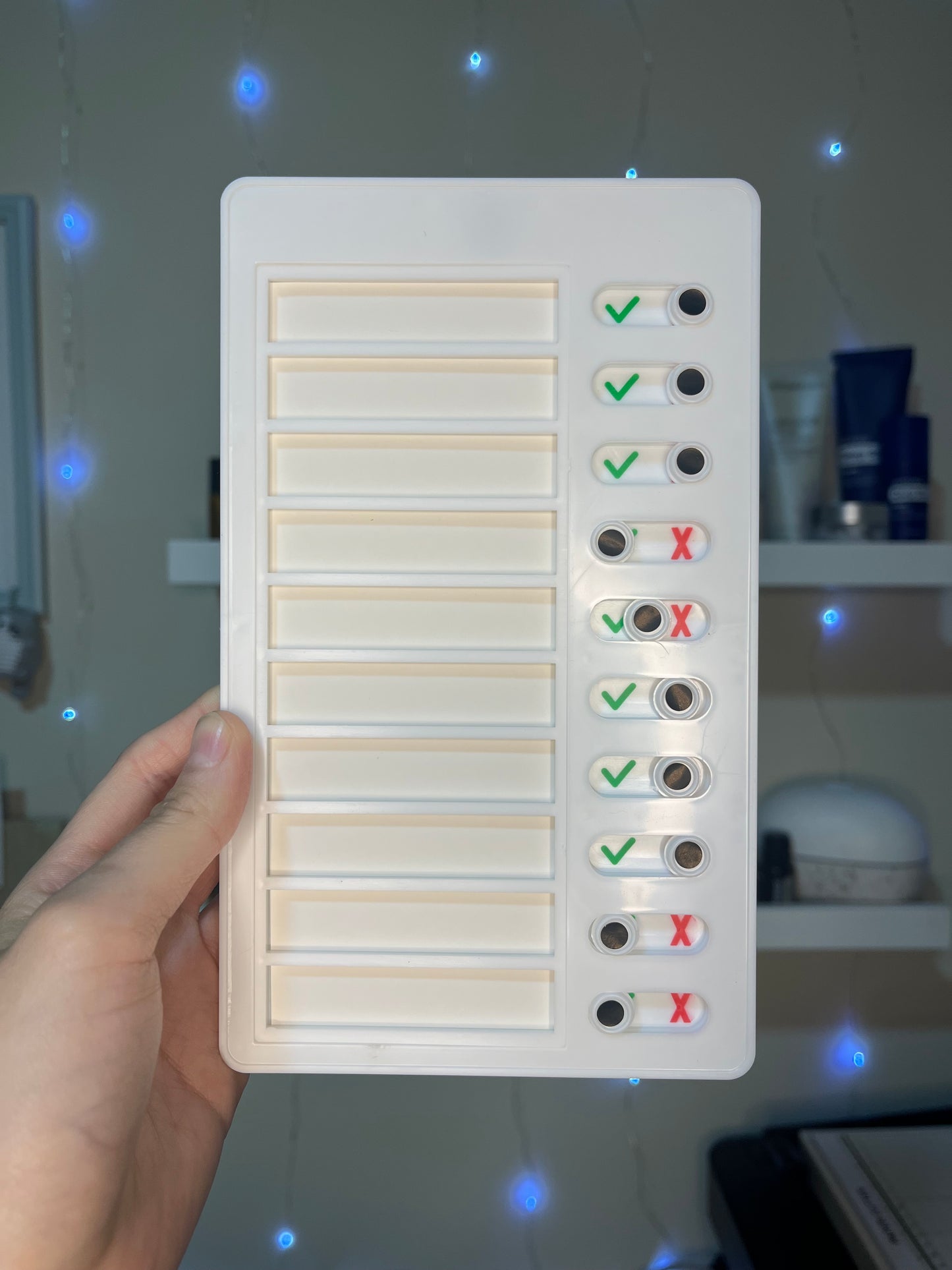 Tablero de Plástico | Apoyo Visual para Rutinas y Tareas en Niños Neurodivergentes
