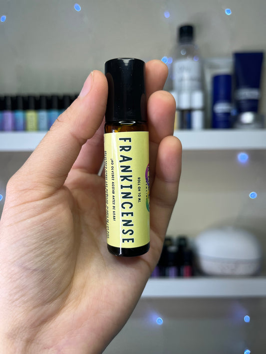 Roll n Frankincense de 10 ml para apoyo del sistema nervioso, memoria y equilibrio emocional. Producto natural hecho en Chile.