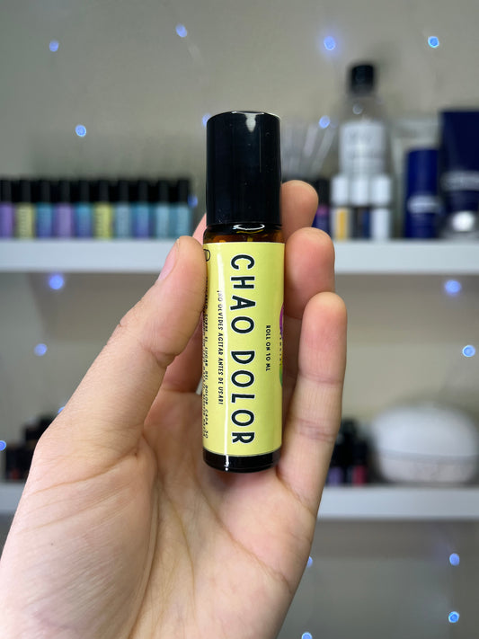 Roll on Chao Dolor Guatita de 10 ml para sensibilidad digestiva en personas neurodivergentes. Producto natural hecho en Chile.