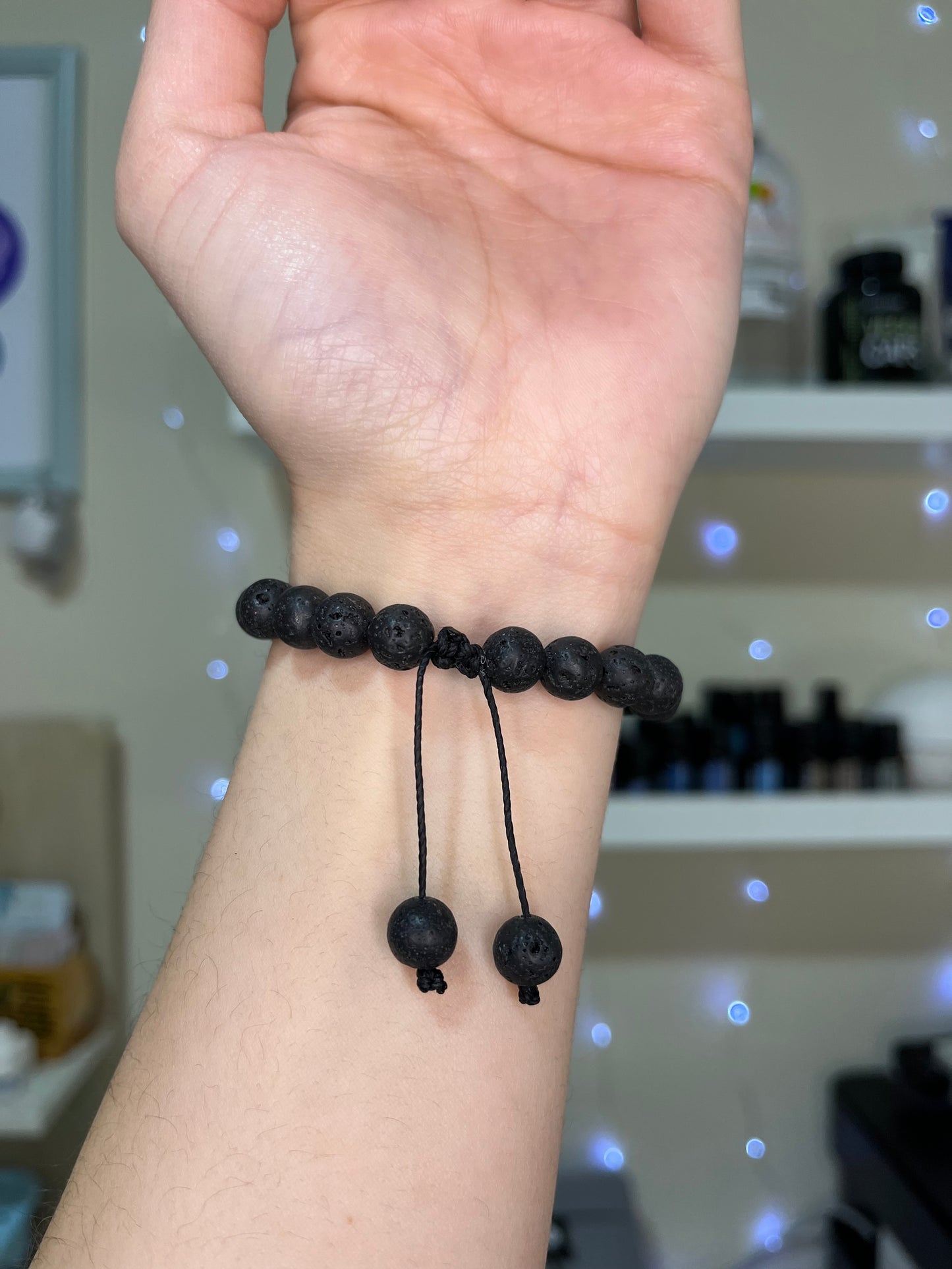 Pulsera Difusora Negra | Aromaterapia Portátil y Regulación Sensorial