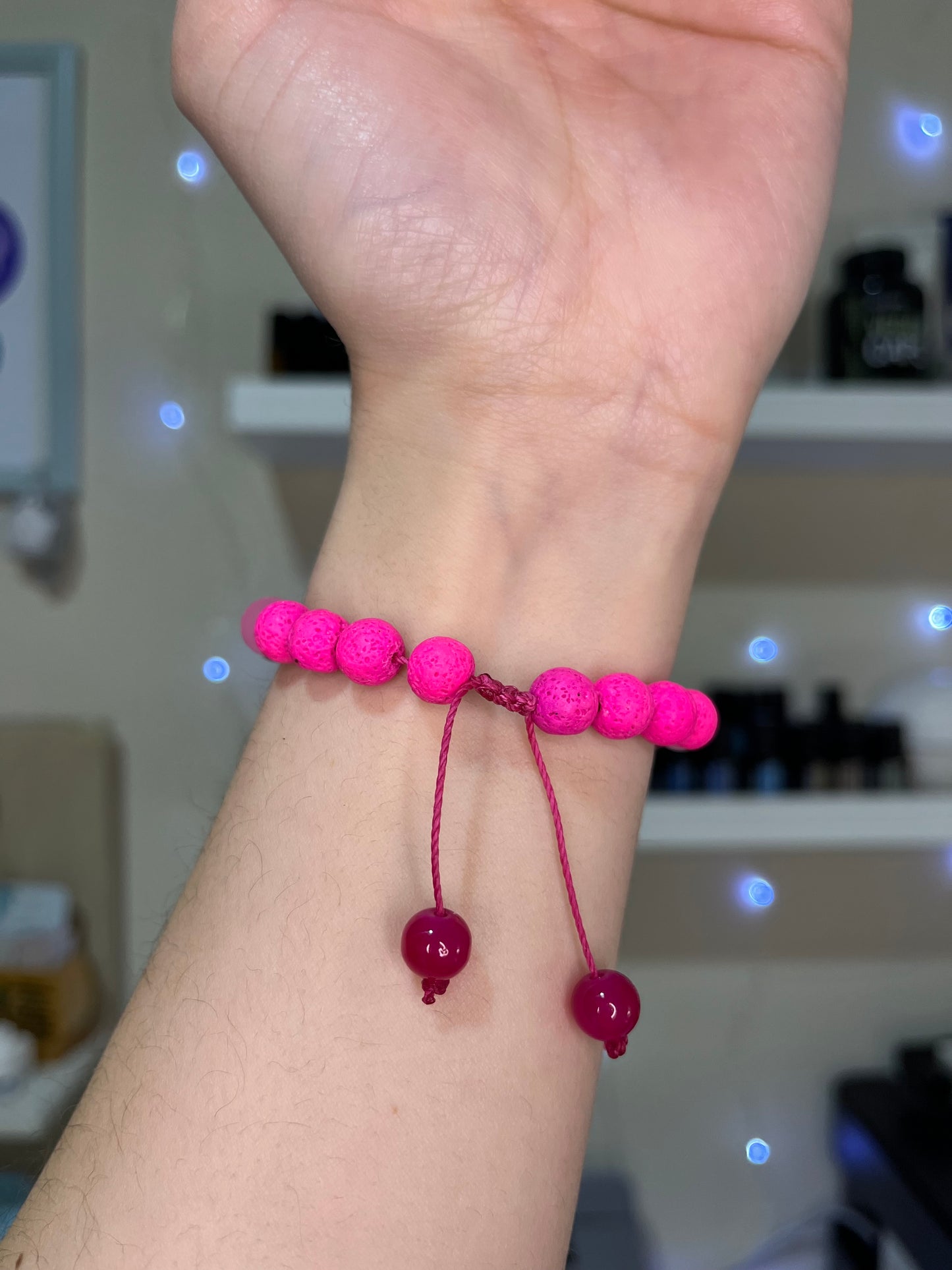 Pulsera Difusora Fucsia | Aromaterapia Portátil y Regulación Sensorial