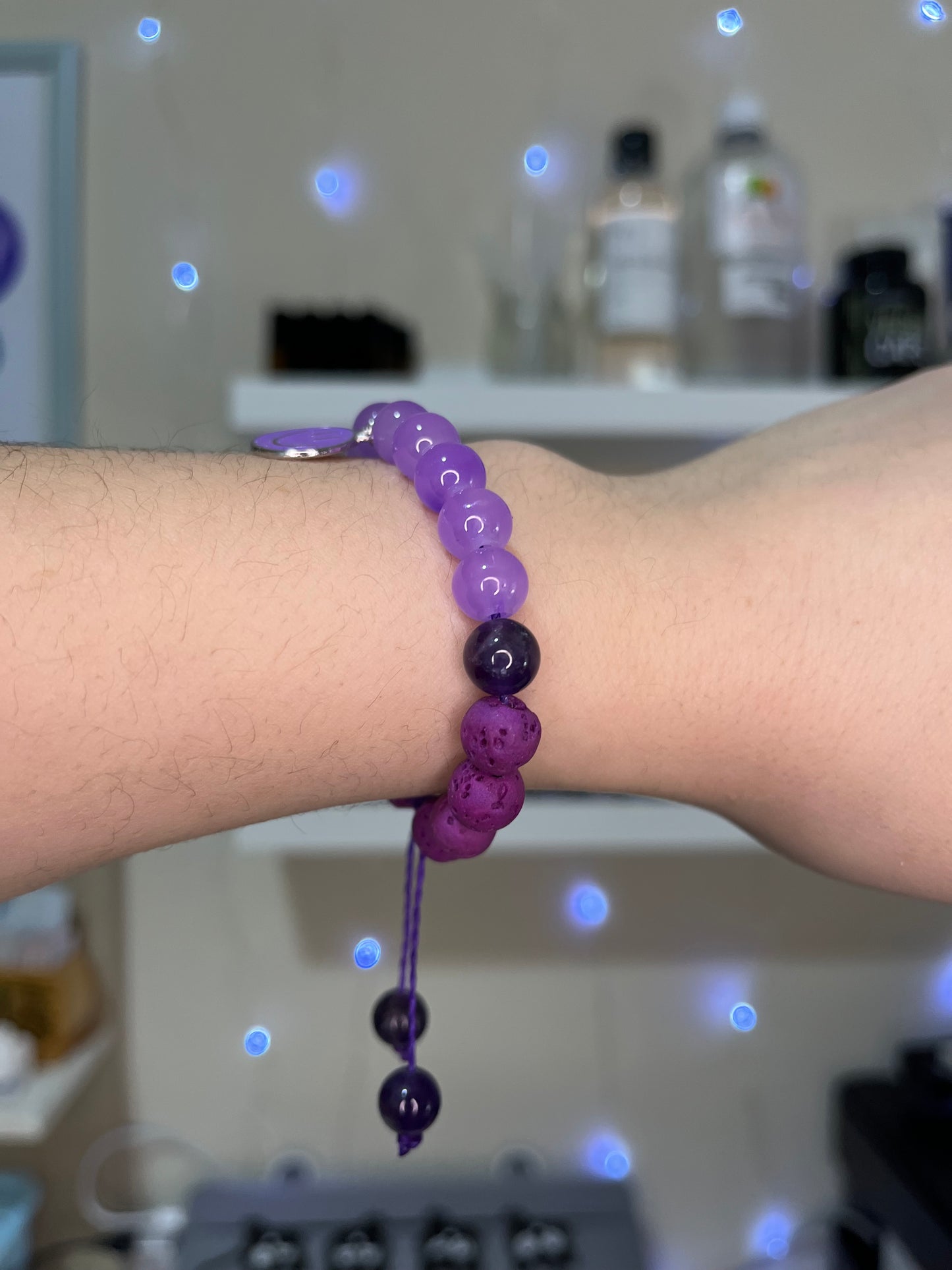 Pulsera Difusora Morada | Aromaterapia Portátil y Regulación Sensorial