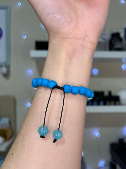 Pulsera Difusora Celeste | Aromaterapia Portátil y Regulación Sensorial