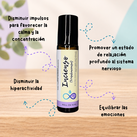Roll on Frankincense (Incienso) | Apoyo para el Sistema Nervioso, Memoria y Equilibrio Emocional
