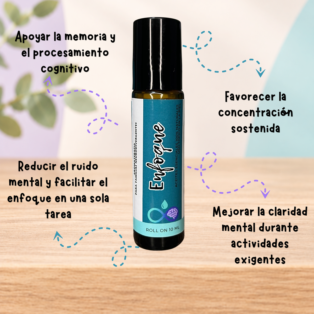 Roll on Enfoque | Apoyo Natural para la Concentración y Procesos Cognitivos